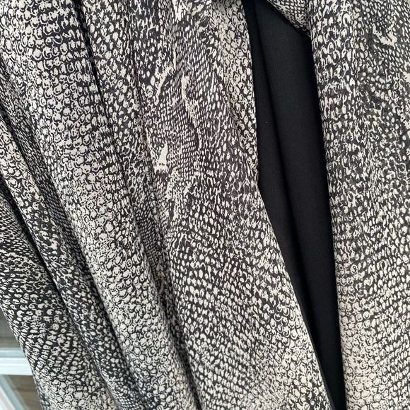 Sen BLACK SNAKE ASYMMETRICAL DRESS Size Medium, VIP RUNWAY DRESS, MSRP $1000+ - Picture 7 of 12